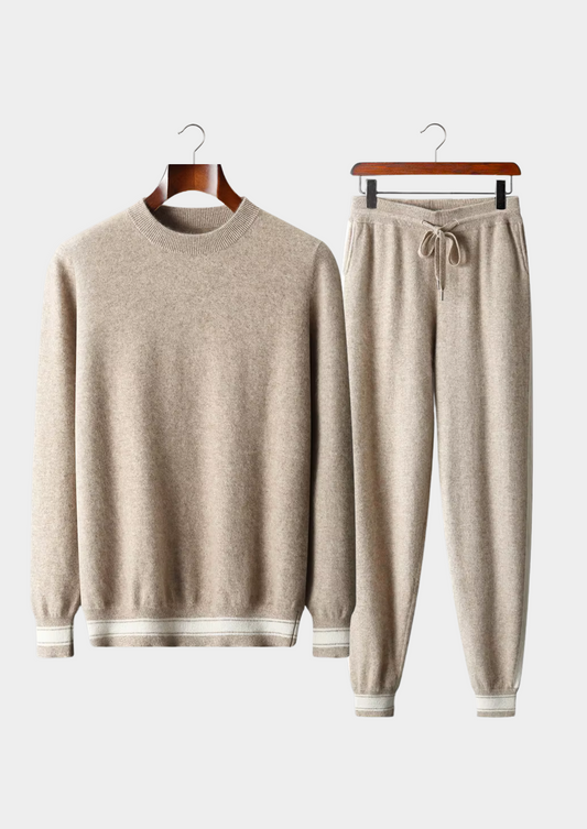 Premium Cashmere Sand Vienna Leisure Set | Solmar