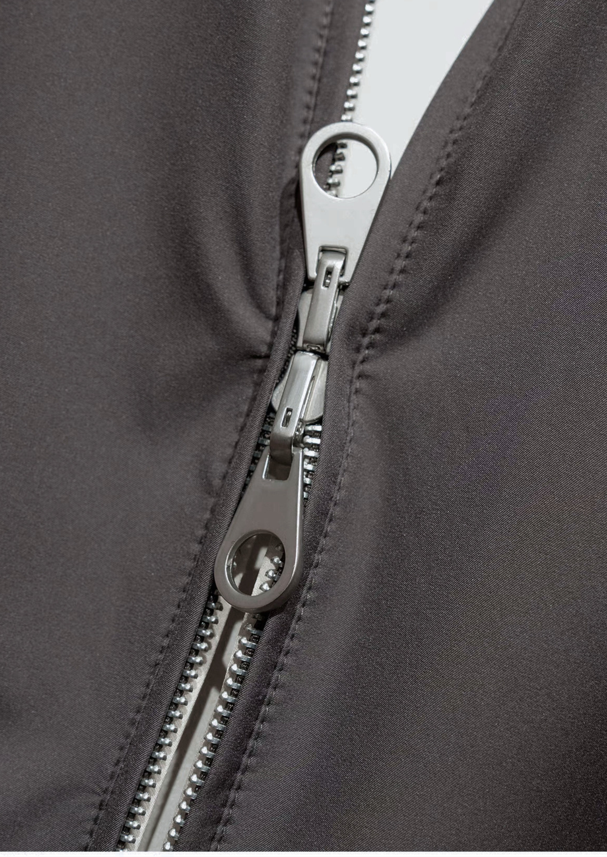 Fog Gray Technical Windbreaker Jacket | Solmar