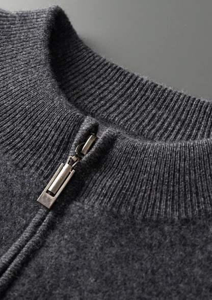 Pure Extra-Fine Merino Wool Striped Cardigan | Solmar