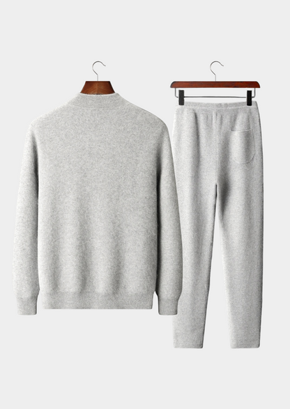 Premium Cashmere Light Gray Denis Leisure Set | Solmar