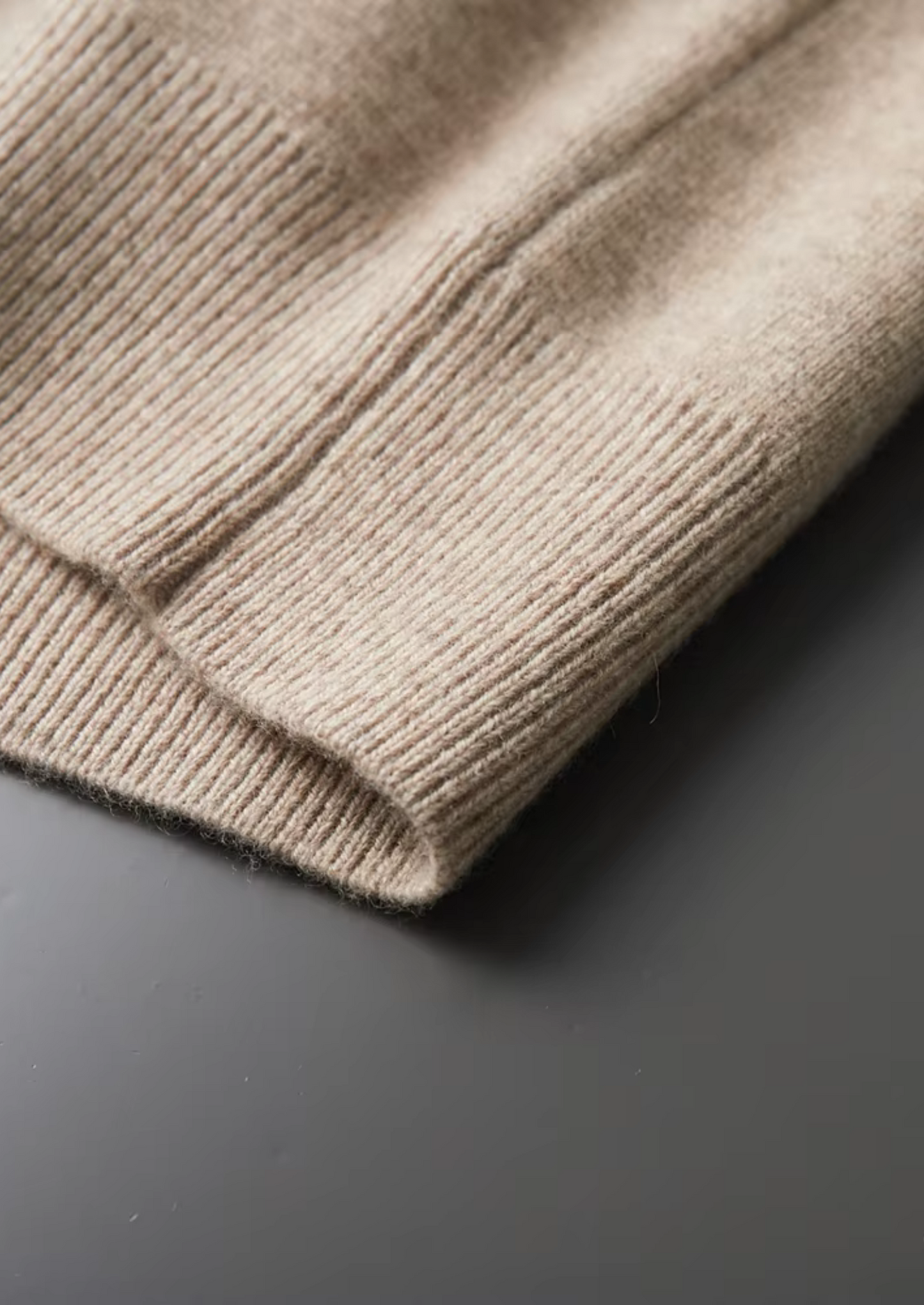Pure Extra-Fine Merino Wool Zip Polo Cardigan | Solmar