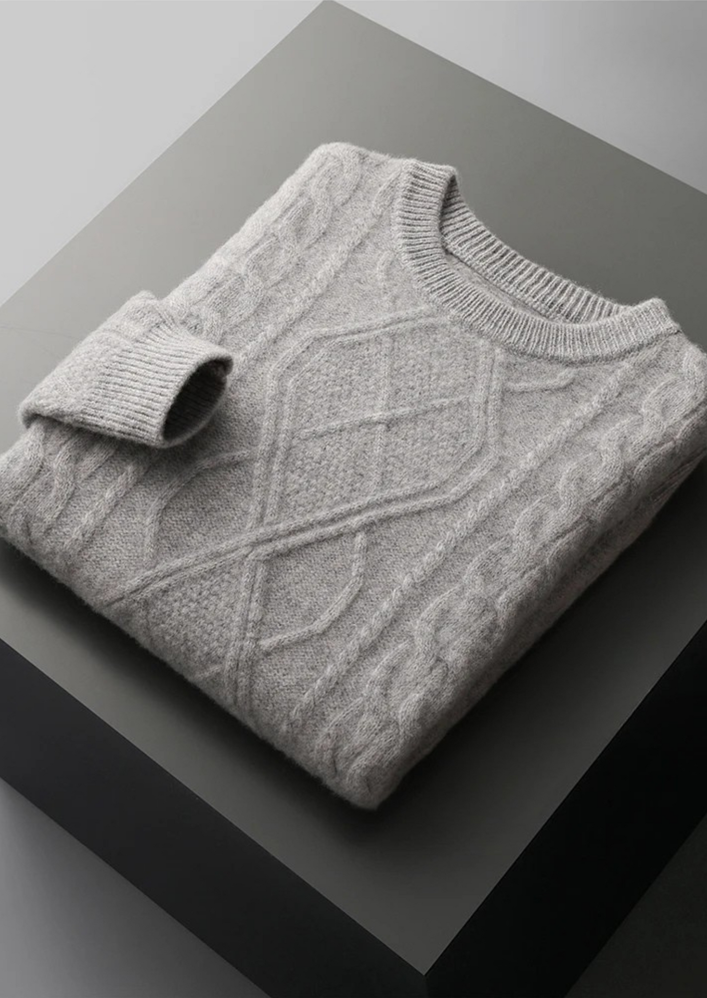 Pure Extra-Fine Merino Wool Wintertime Crewneck | Solmar
