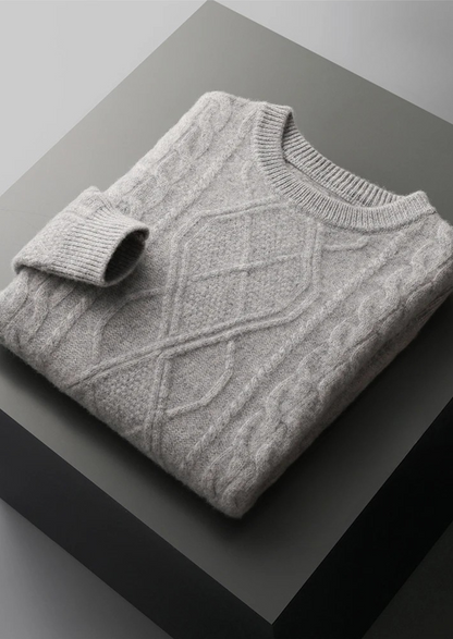 Pure Extra-Fine Merino Wool Wintertime Crewneck | Solmar