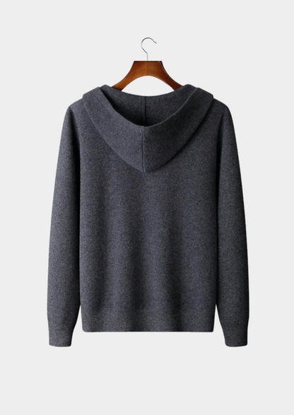 Premium Cashmere Zipper Hoodie | Solmar