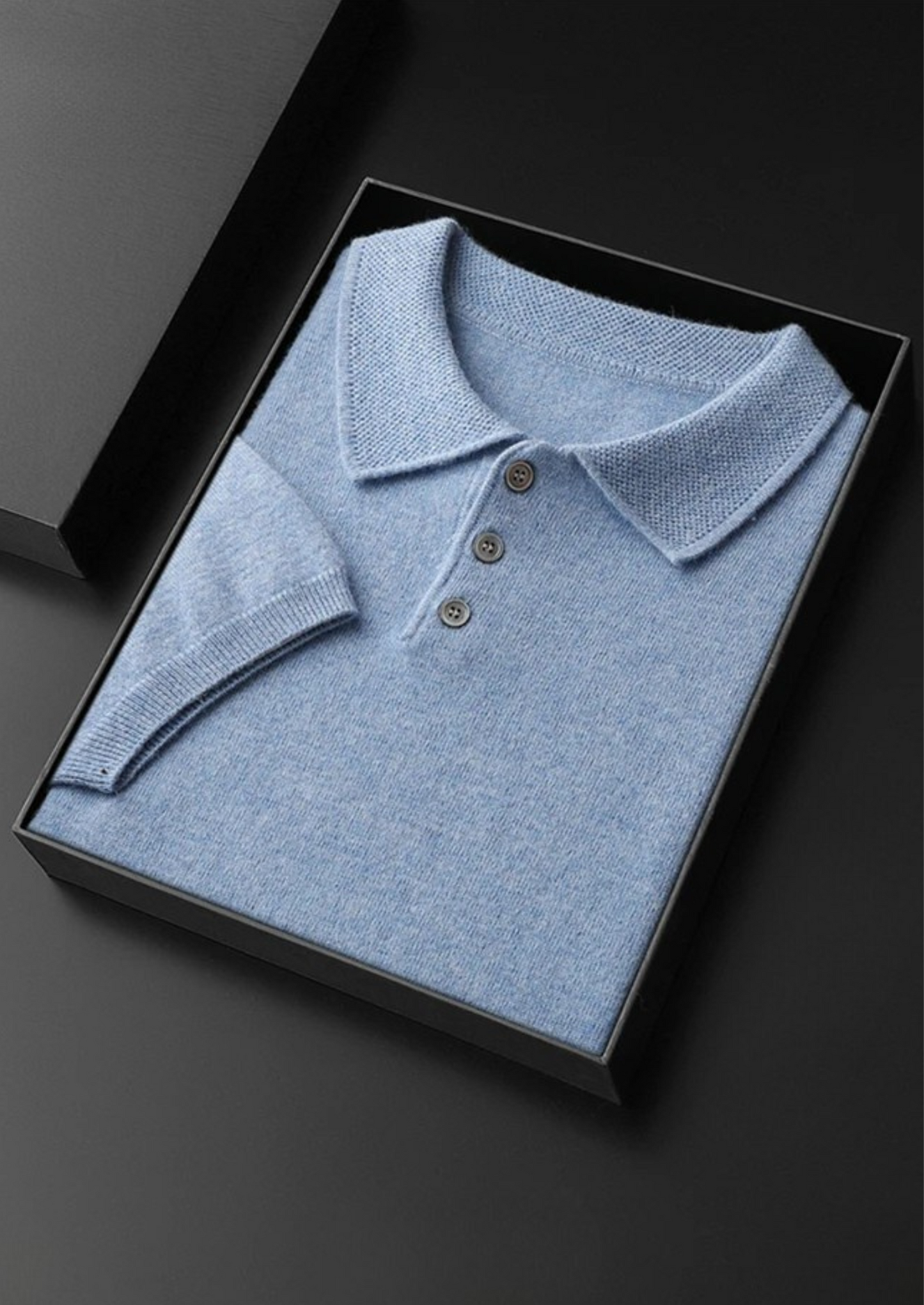 Premium Cashmere Classic Polo Shirt | Solmar