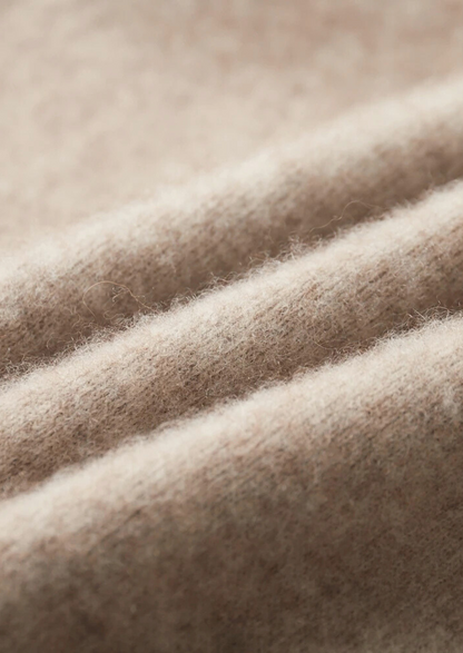 Premium Cashmere Two Tone Zip Cardigan | Solmar