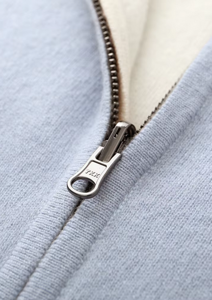 Pure Extra-Fine Merino Wool Zip Cardigan | Solmar