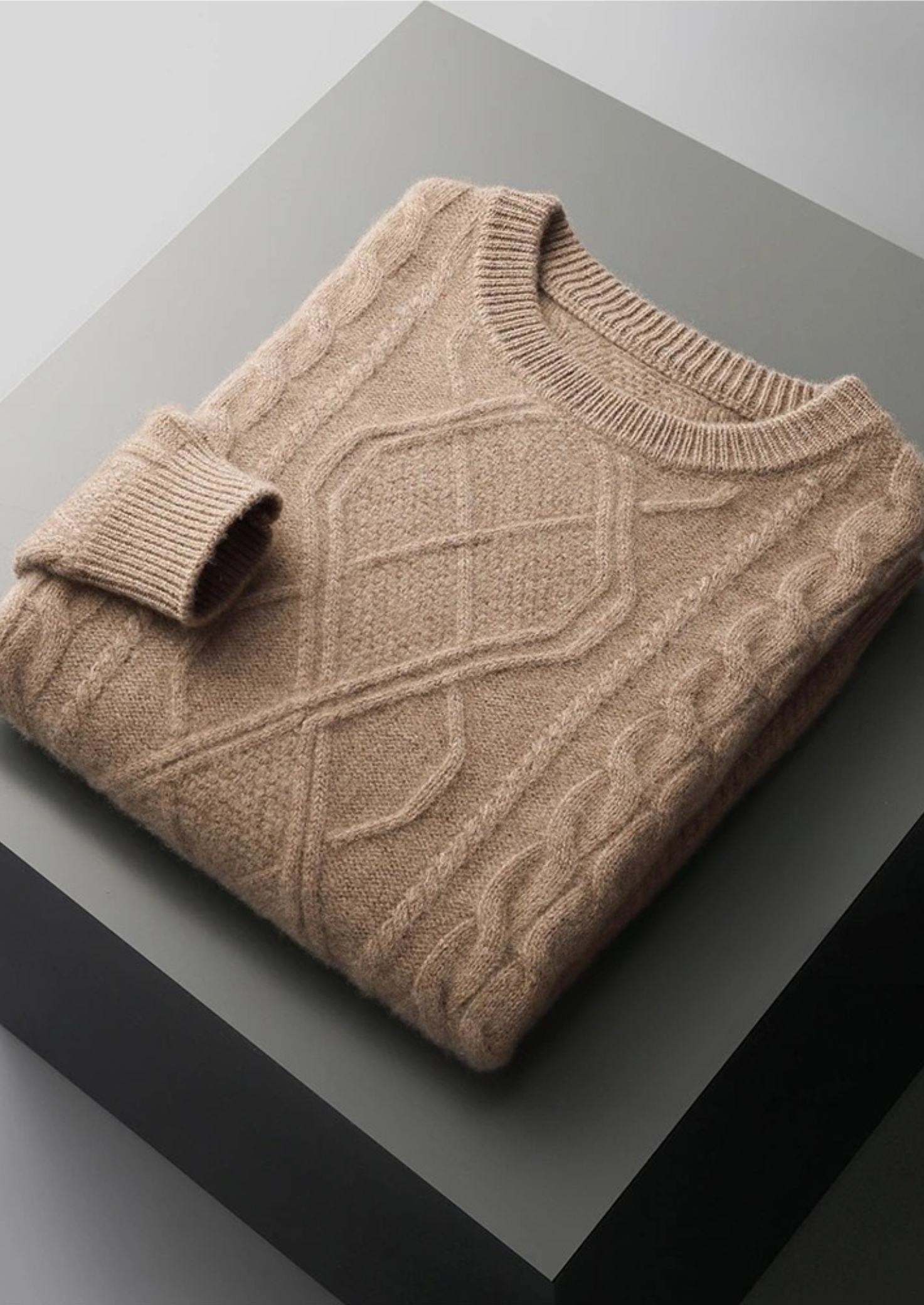 Pure Extra-Fine Merino Wool Wintertime Crewneck | Solmar