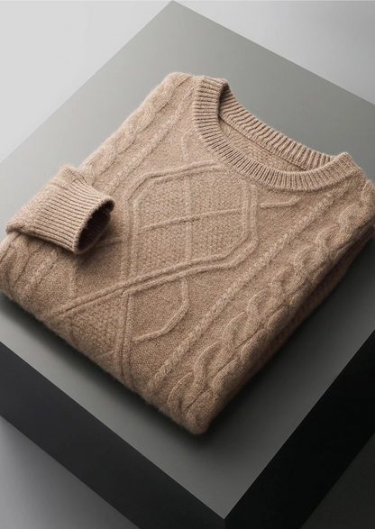 Pure Extra-Fine Merino Wool Wintertime Crewneck | Solmar
