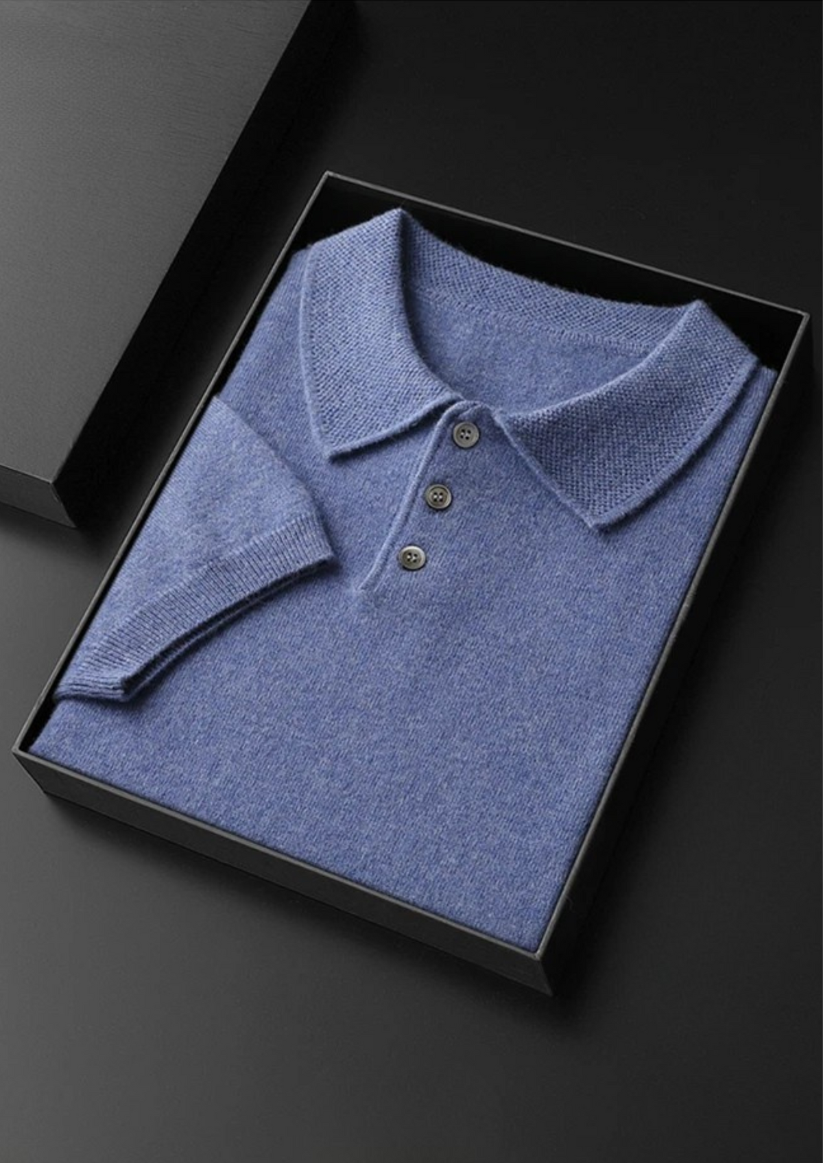 Premium Cashmere Classic Polo Shirt | Solmar
