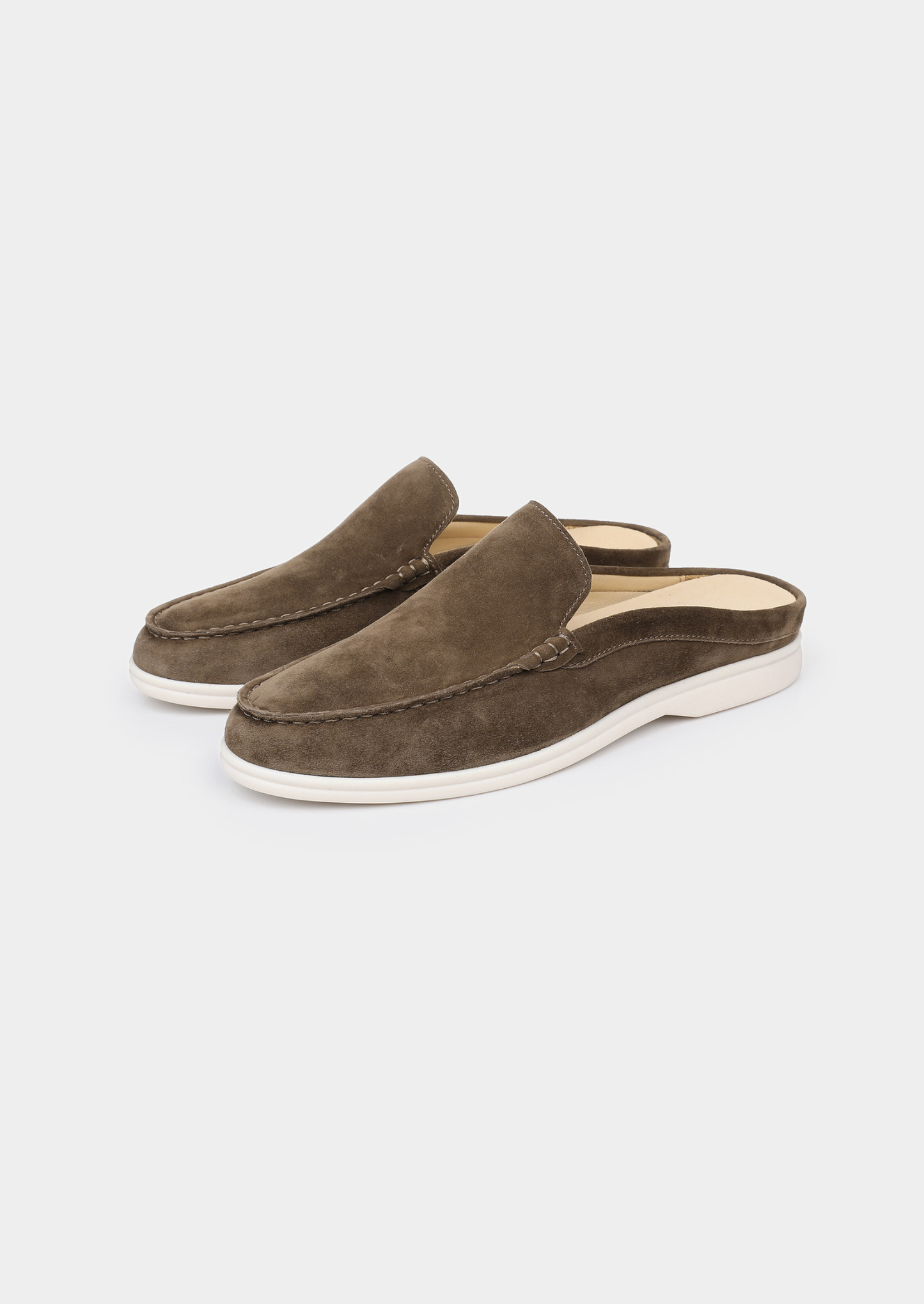 Olive Marina Suede Slipper | Solmar