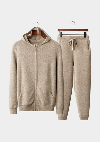 Premium Cashmere Sand Kilian Leisure Set | Solmar