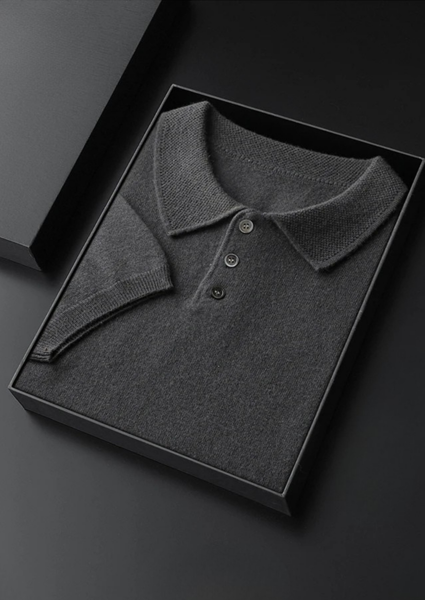 Premium Cashmere Classic Polo Shirt | Solmar