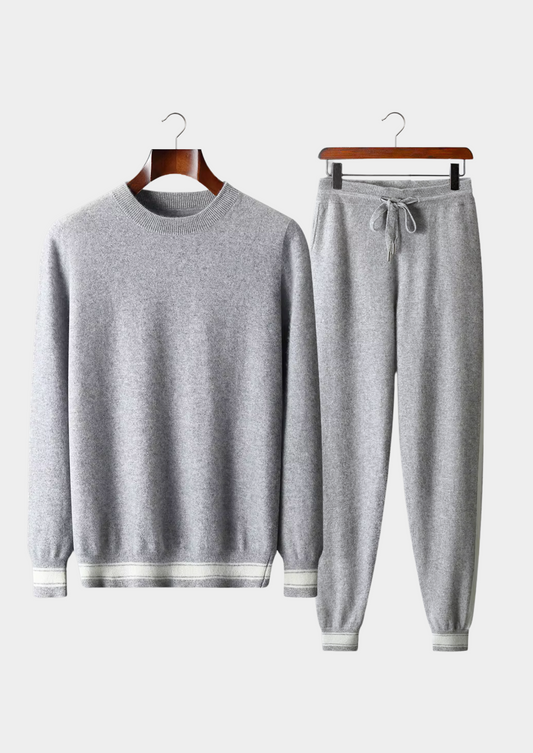 Premium Cashmere Light Gray Vienna Leisure Set | Solmar