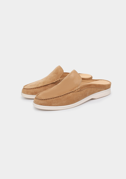 Caramel Marina Suede Slipper | Solmar
