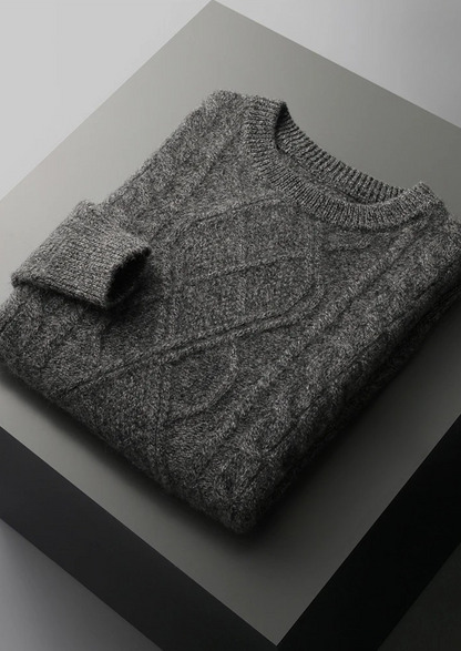 Pure Extra-Fine Merino Wool Wintertime Crewneck | Solmar