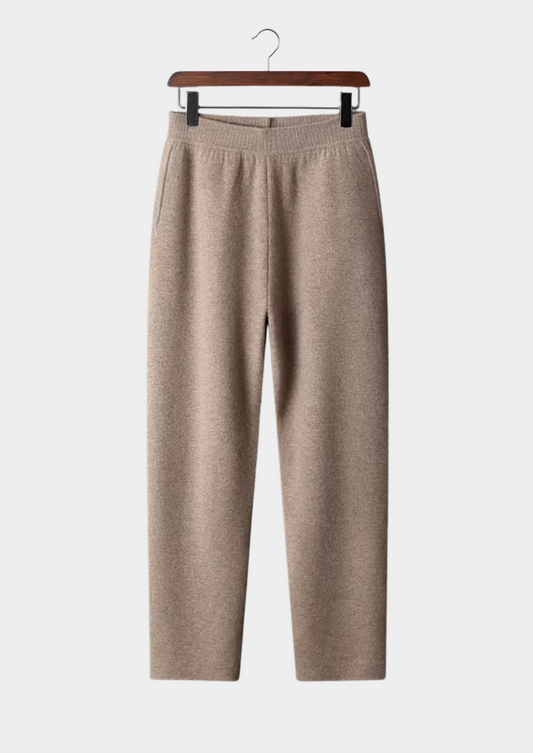 Premium Cashmere Straight Trousers | Solmar