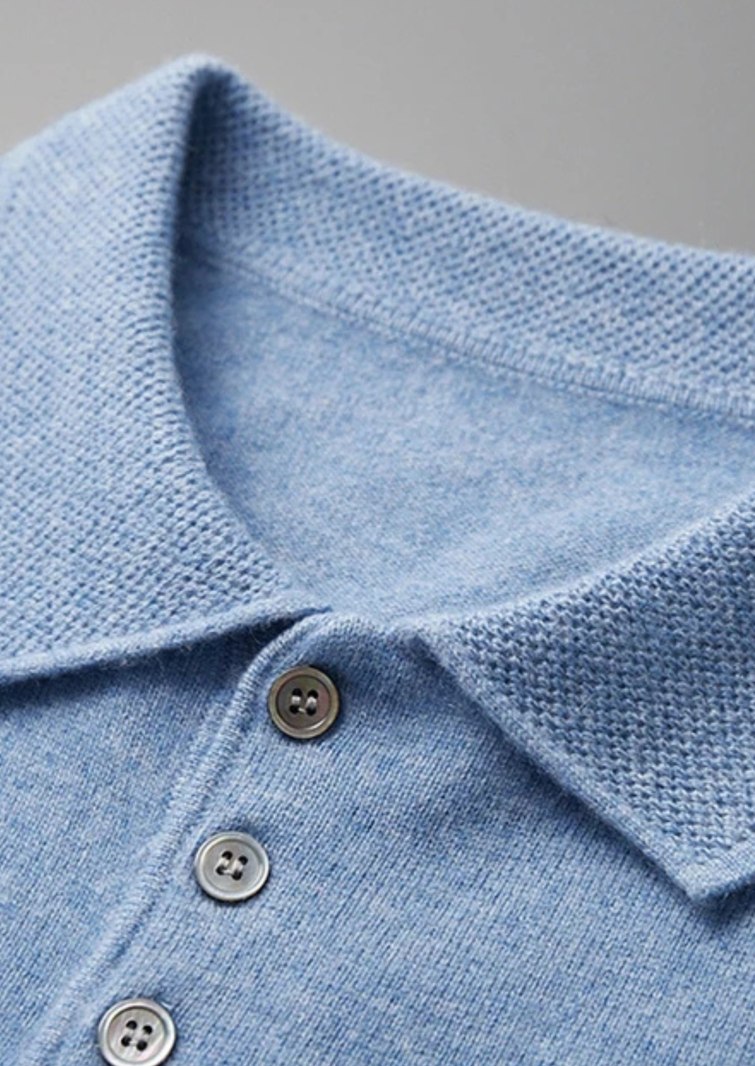 Premium Cashmere Classic Polo Shirt | Solmar