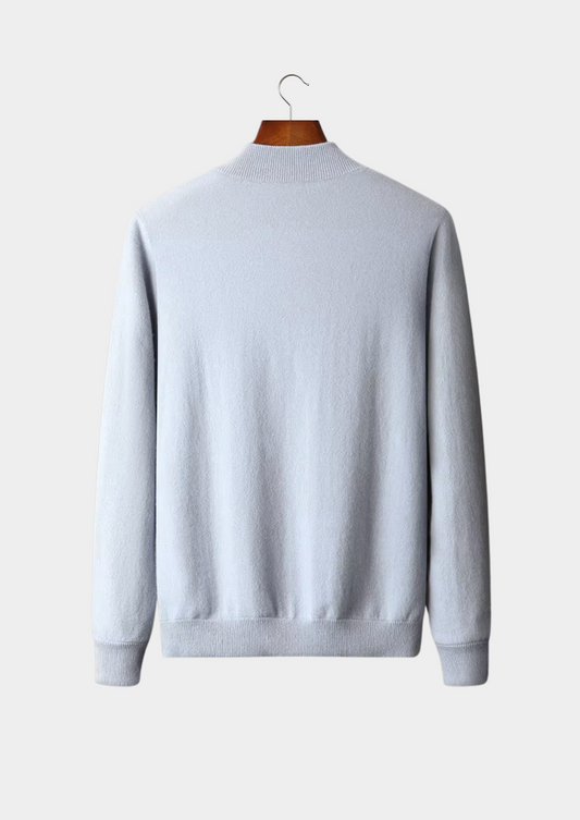 Pure Extra-Fine Merino Wool Zip Cardigan | Solmar