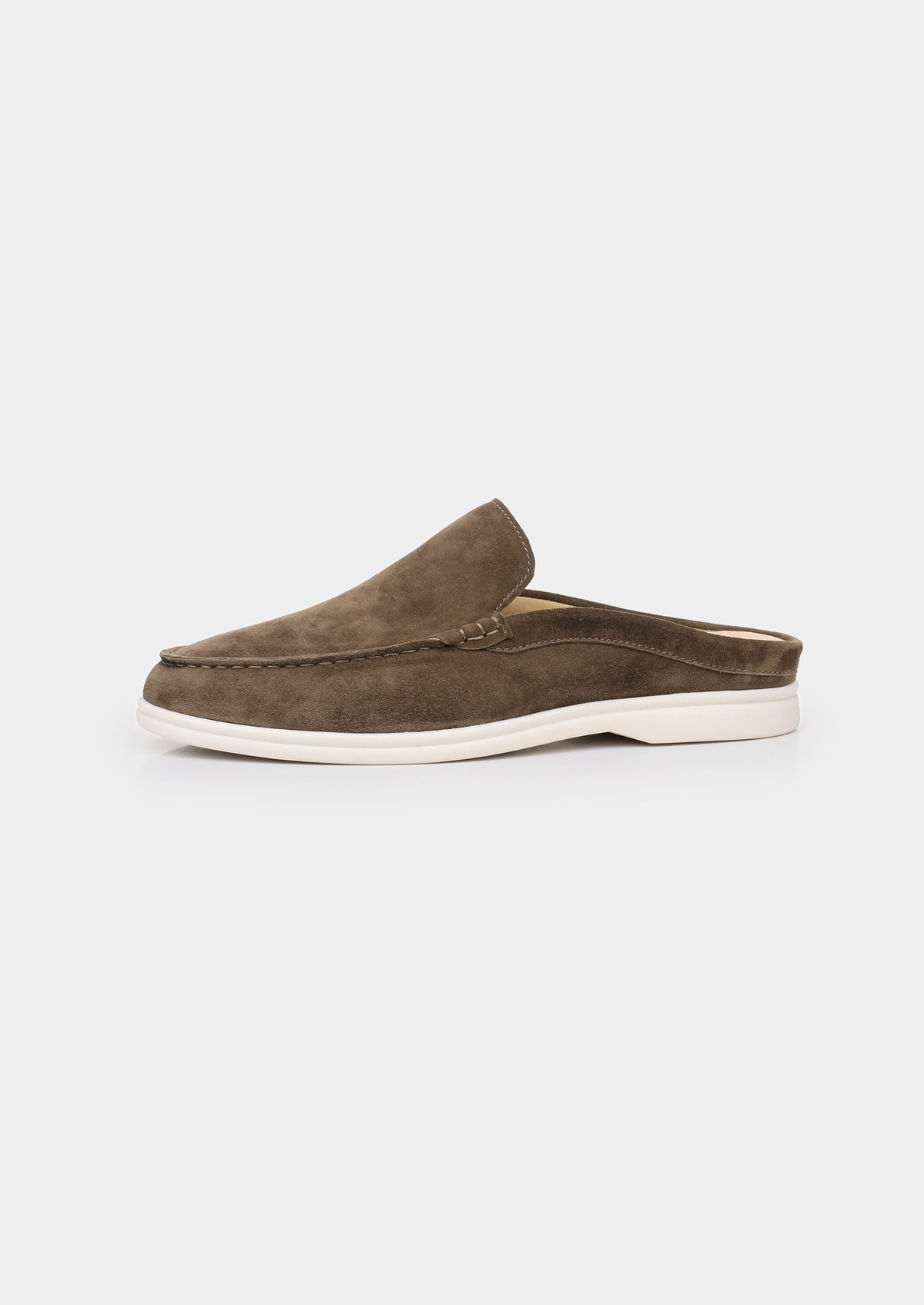Olive Marina Suede Slipper | Solmar