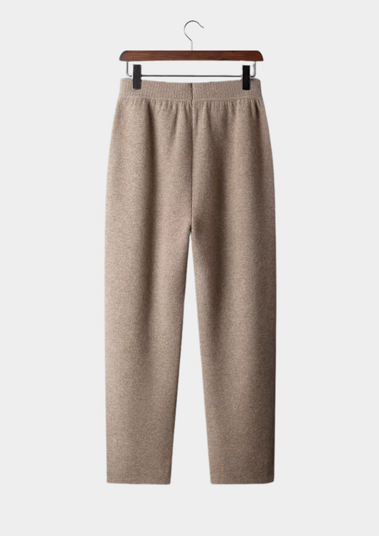 Premium Cashmere Straight Trousers | Solmar