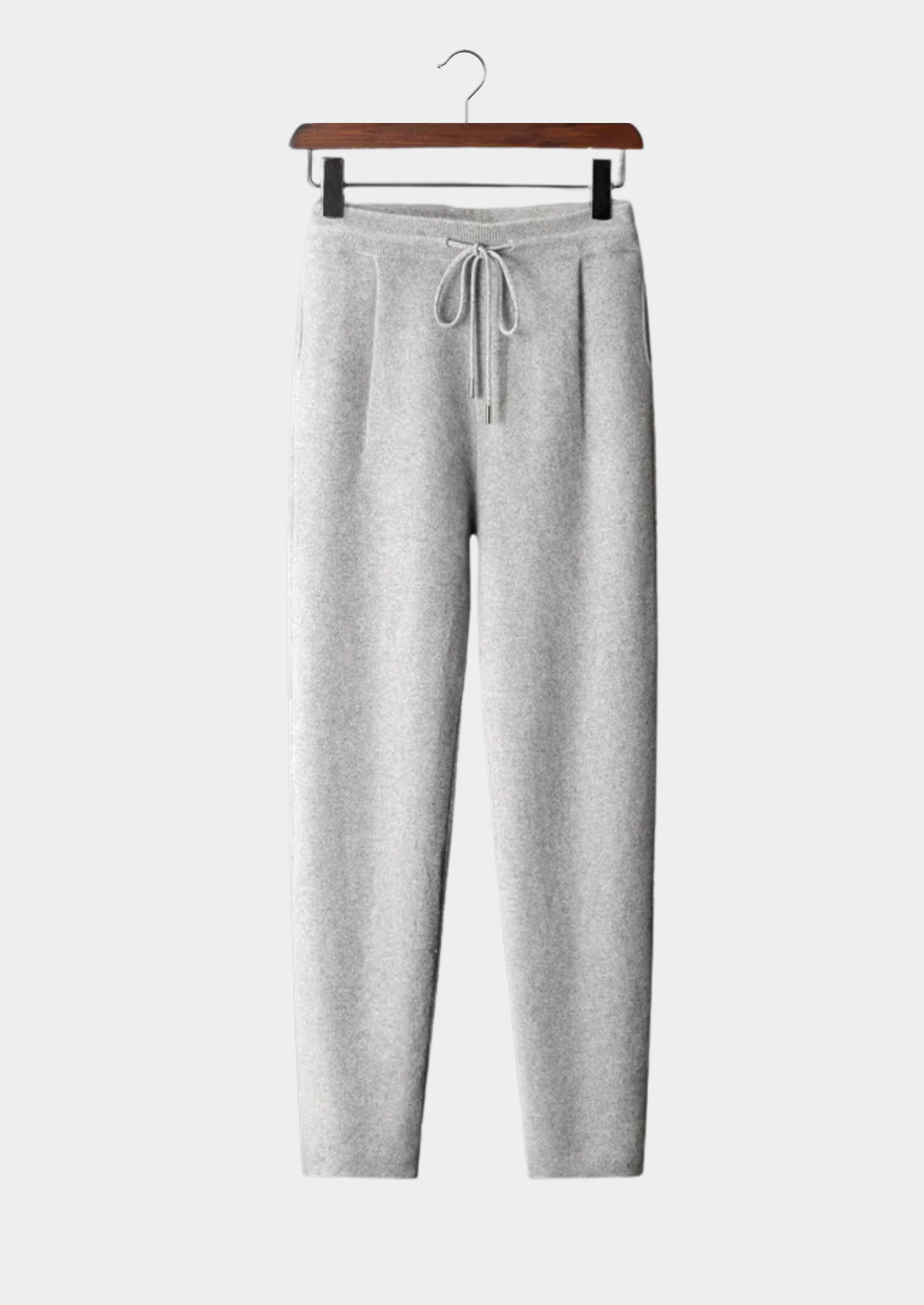 Premium Cashmere Pleated Trousers | Solmar