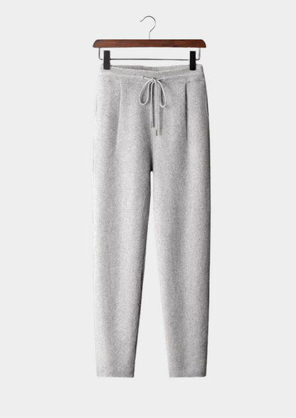 Premium Cashmere Pleated Trousers | Solmar