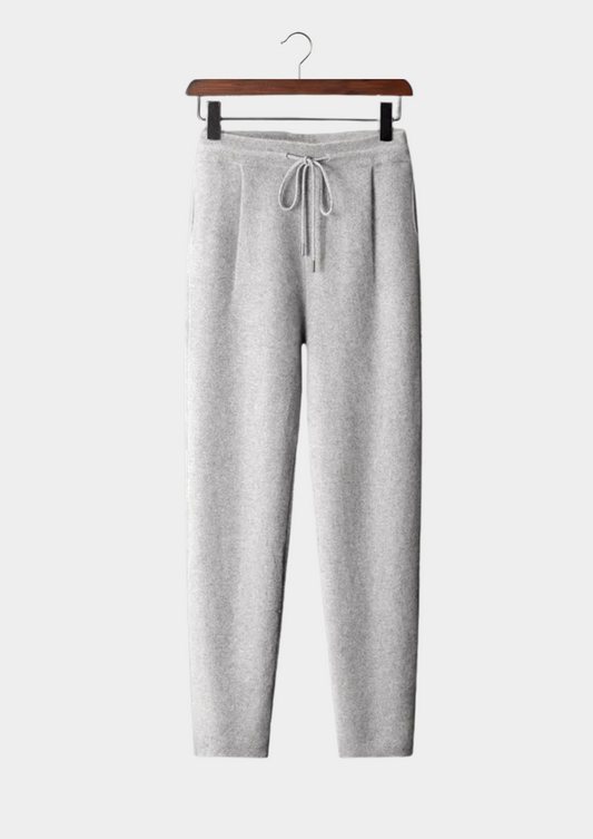 Premium Cashmere Pleated Trousers | Solmar