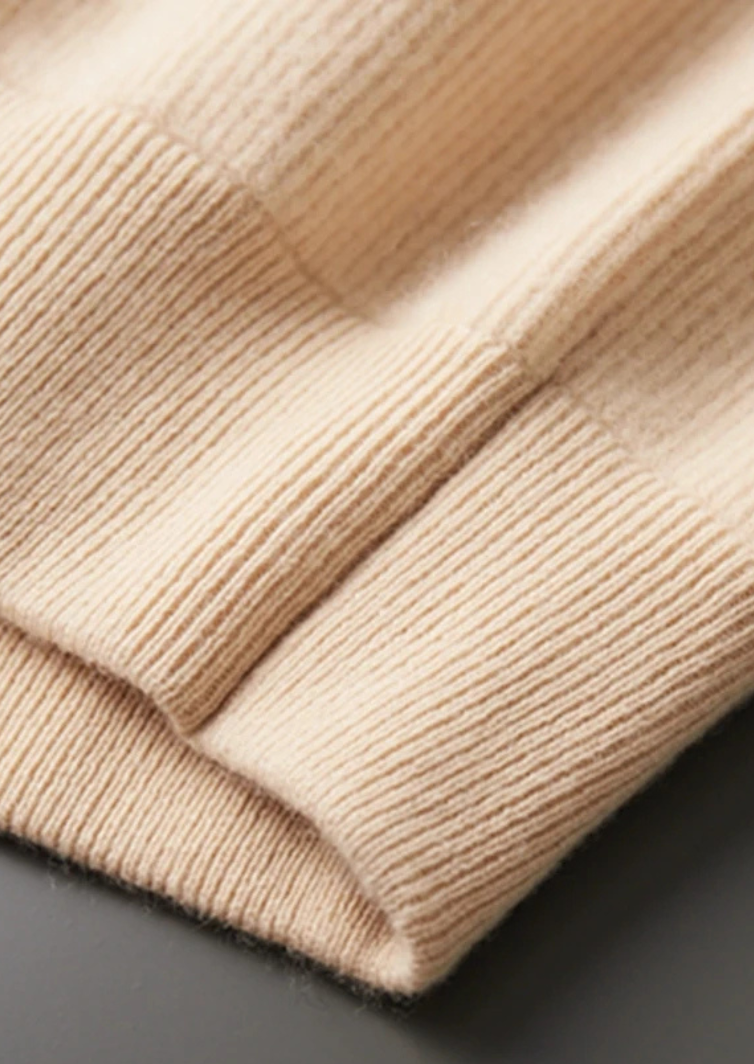 Pure Extra-Fine Merino Wool Ribbed Zip Cardigan | Solmar
