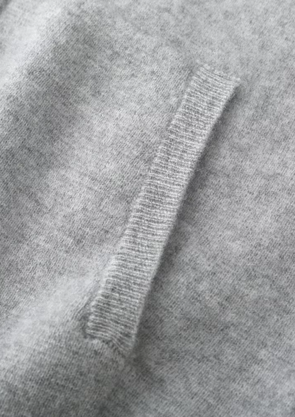 Pure Extra-Fine Merino Wool Zipper Hoodie | Solmar