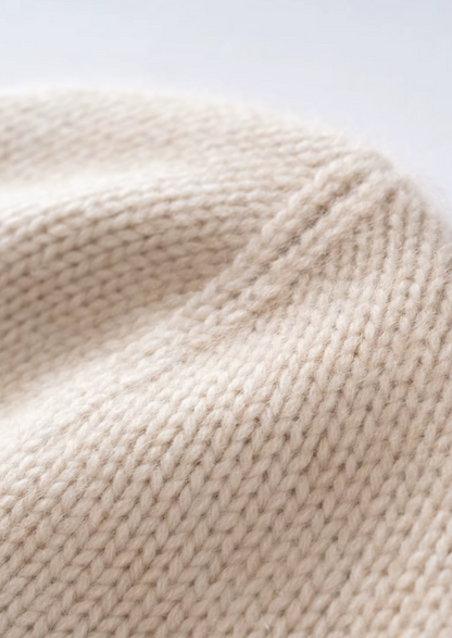 Sand Cashmere Wintertime Beanie | Solmar