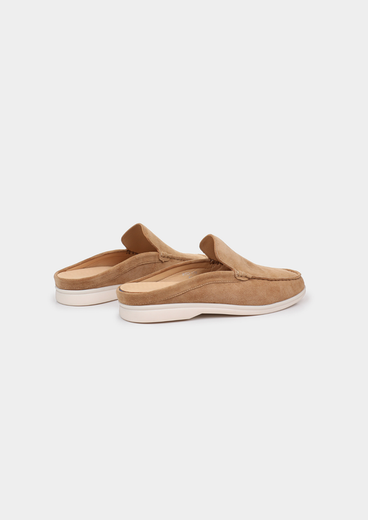 Caramel Marina Suede Slipper | Solmar