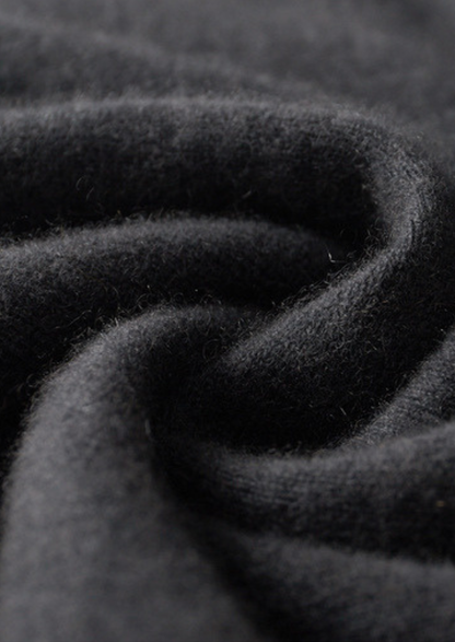 Pure Cashmere Dark Gray Dual Zip Cardigan | Solmar