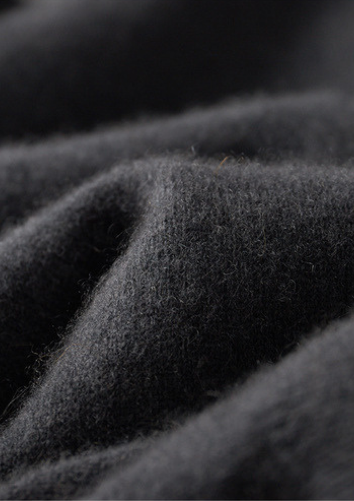 Pure Cashmere Dark Gray Dual Zip Cardigan | Solmar
