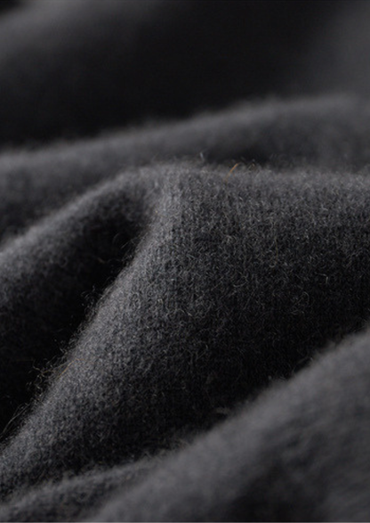 Pure Cashmere Dark Gray Dual Zip Cardigan | Solmar