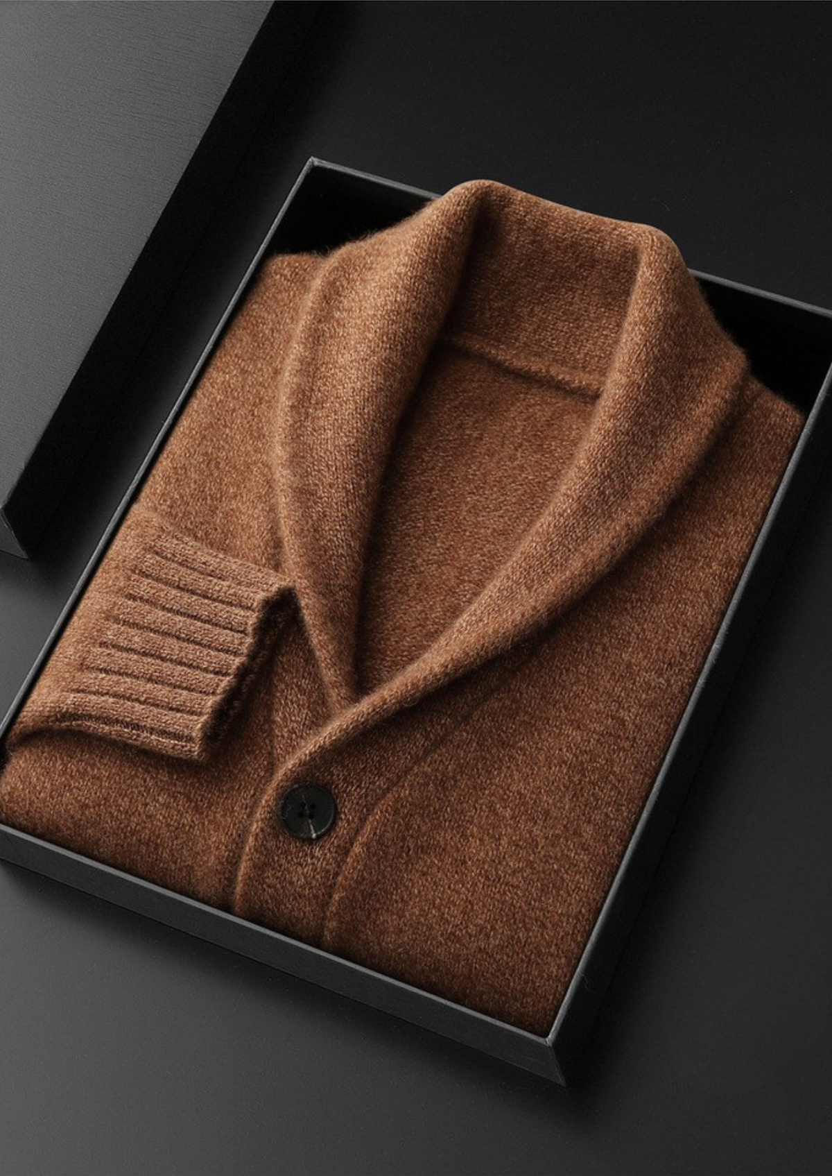 Pure Cashmere Shawl Collar Cardigan | Solmar