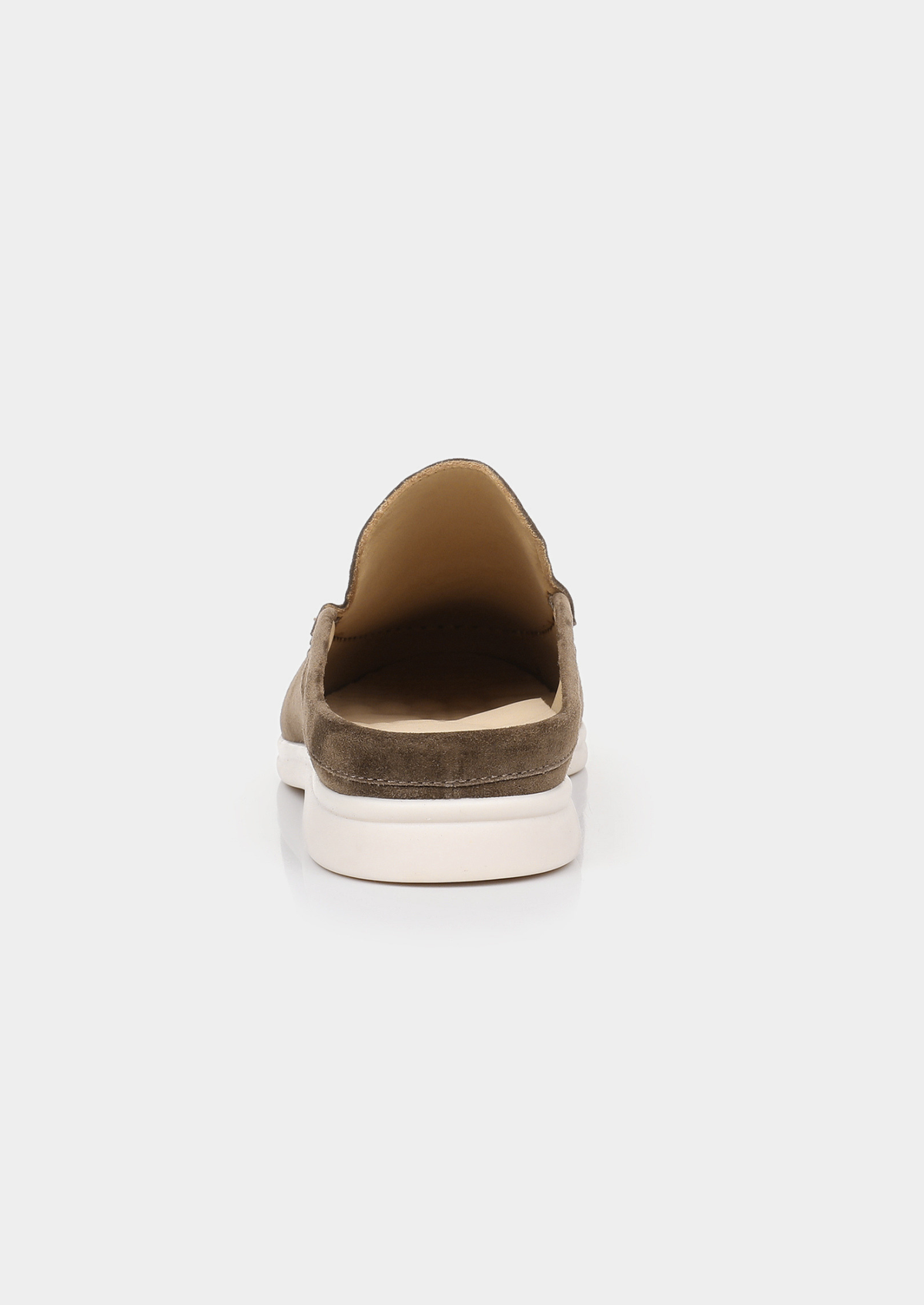 Olive Marina Suede Slipper | Solmar