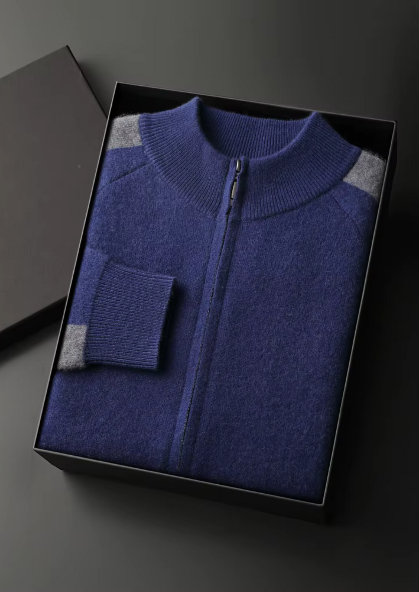 Premium Cashmere Navy Blue Torino Leisure Set | Solmar