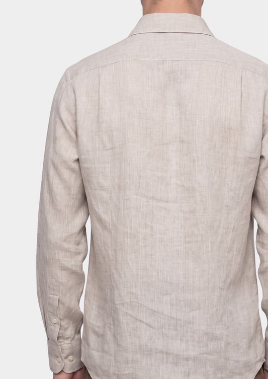 Amalfi Coastal Shirt - Light Beige | Solmar