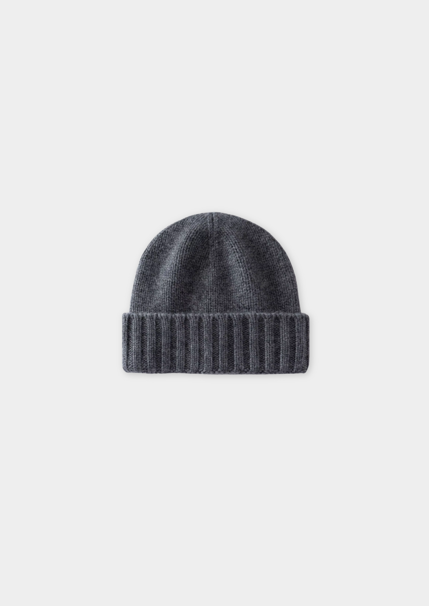 Dark Gray Cashmere Wintertime Beanie | Solmar