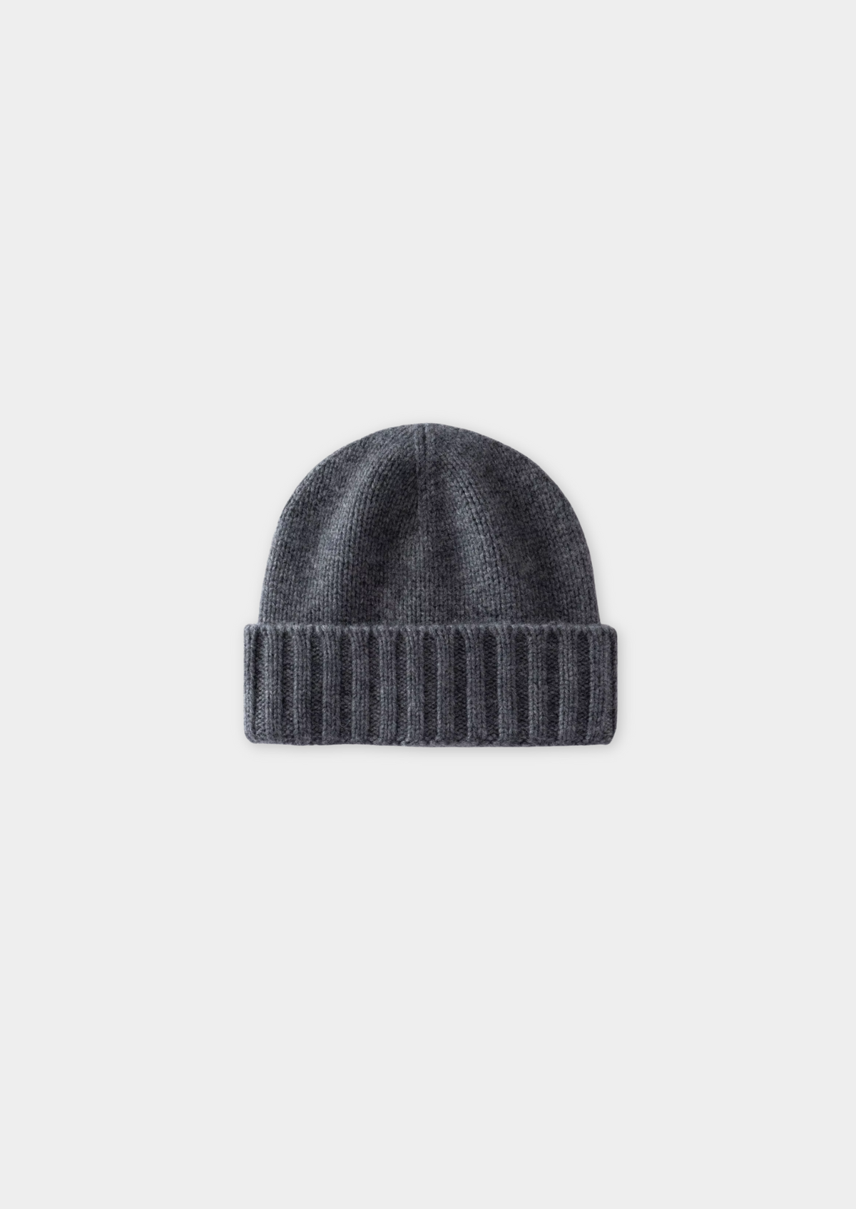 Dark Gray Cashmere Wintertime Beanie | Solmar
