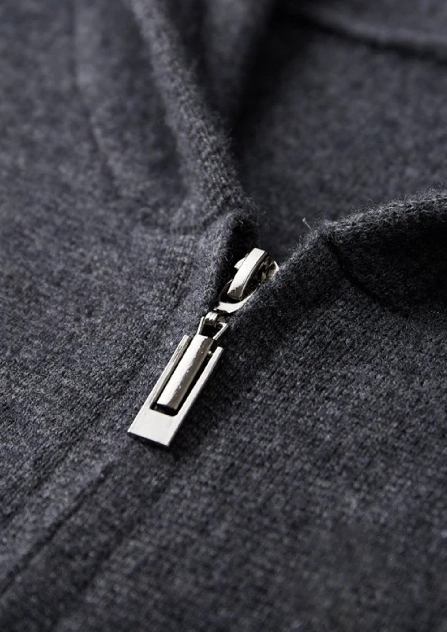 Premium Cashmere Zipper Hoodie | Solmar