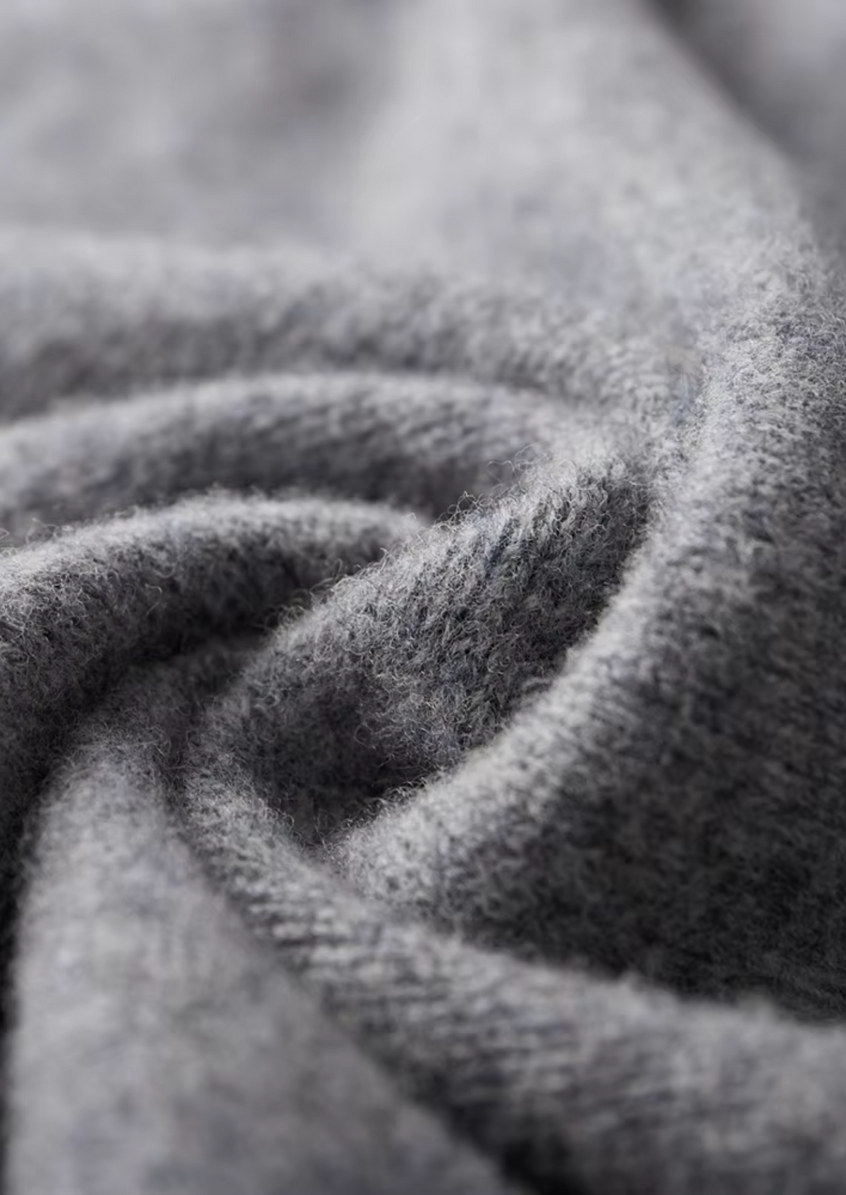 Pure Extra-Fine Merino Wool Two-Tone Zip Cardigan | Solmar