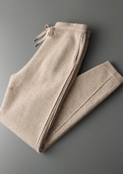 Premium Cashmere Slim Trousers | Solmar
