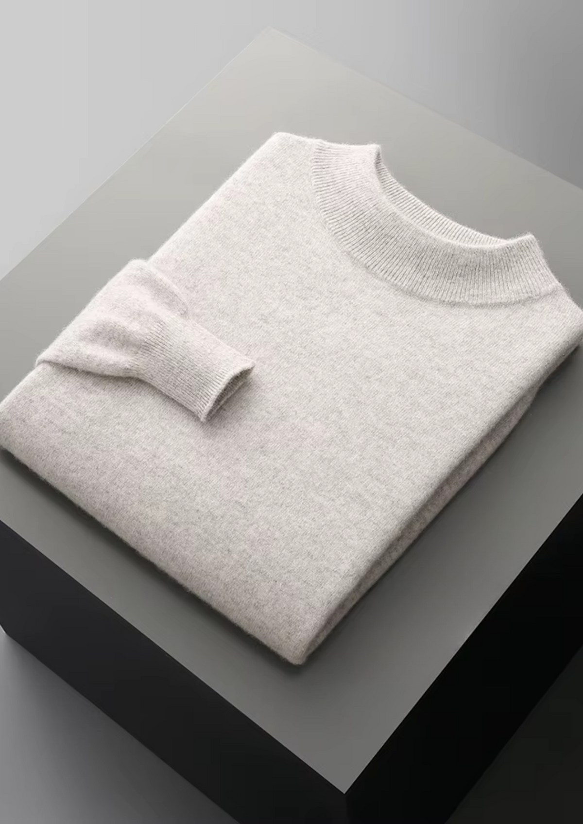 Pure Extra-Fine Merino Wool Classic Mockneck | Solmar