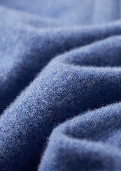 Pure Extra-Fine Merino Wool Half Zip Polo | Solmar