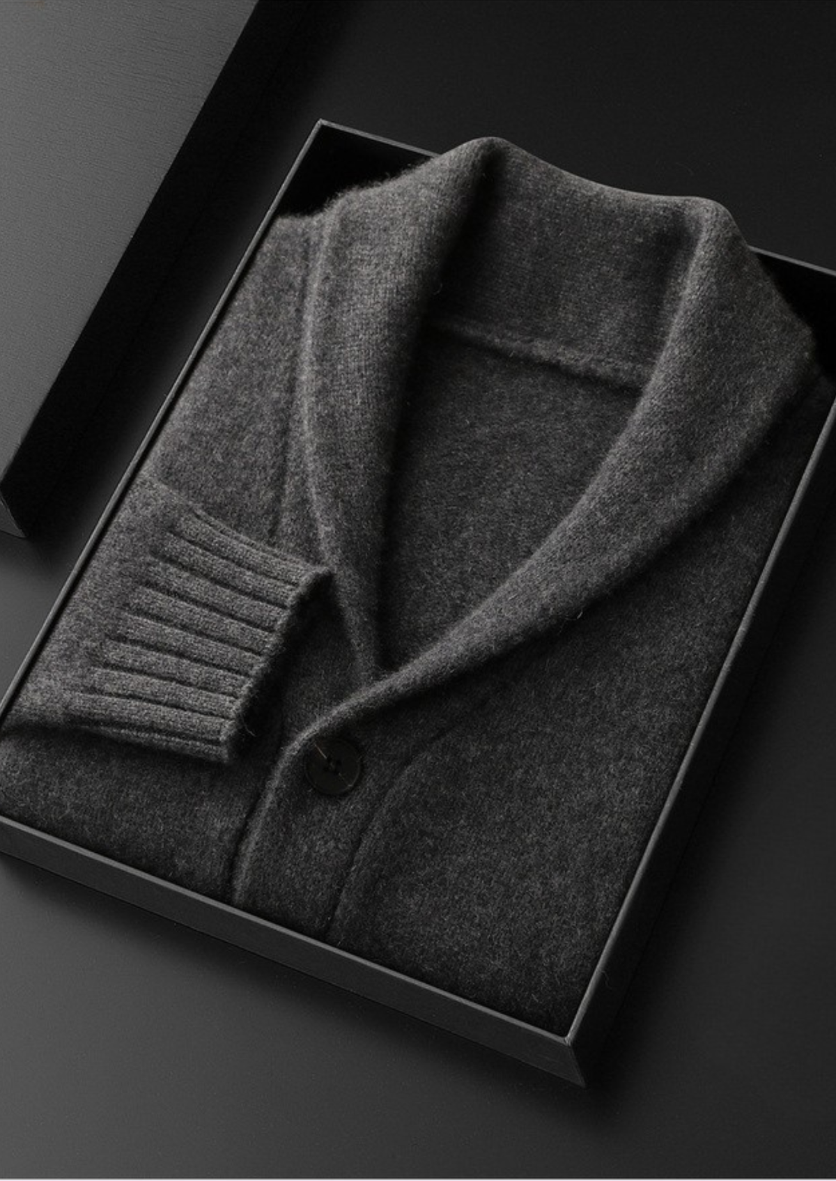 Pure Cashmere Shawl Collar Cardigan | Solmar