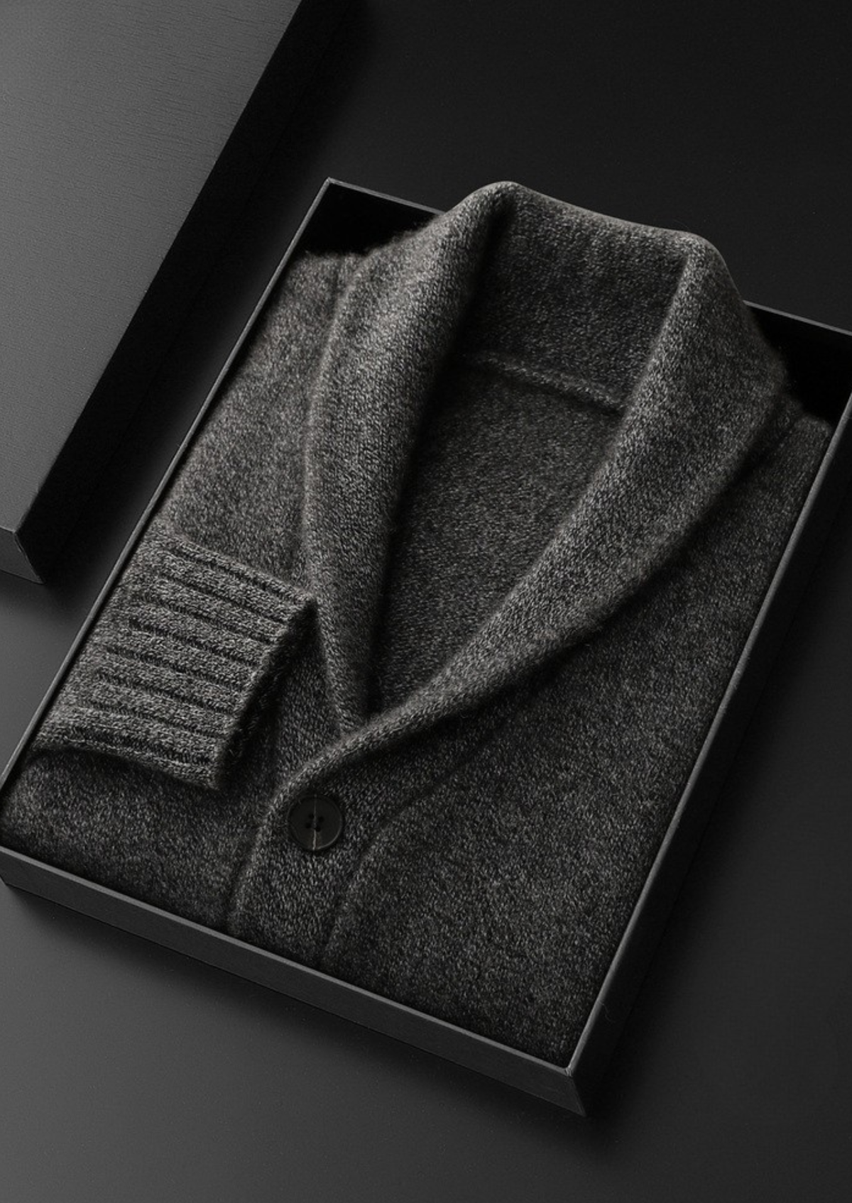 Pure Cashmere Shawl Collar Cardigan | Solmar
