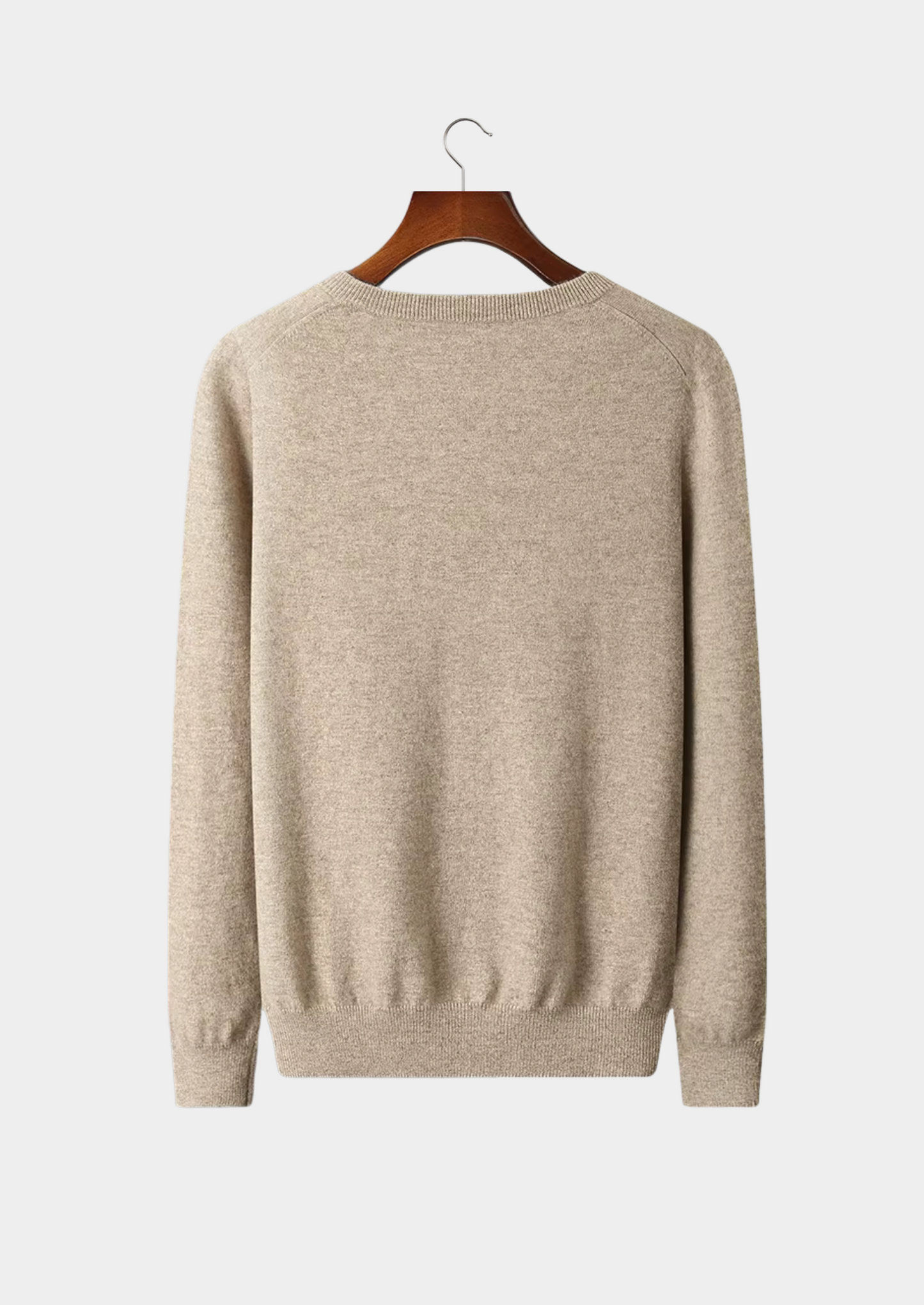 Pure Extra-Fine Merino Wool Classic V-Neck Sweater | Solmar