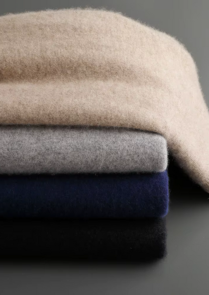 Premium Cashmere Navy Blue Vienna Leisure Set | Solmar